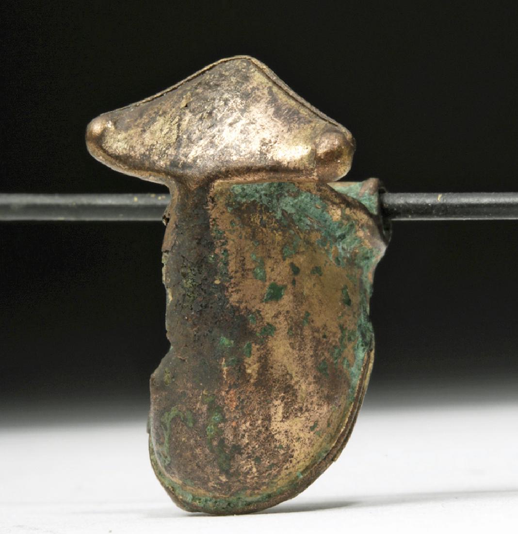 Tumbaga Gold Fragment of Bell Pendant
