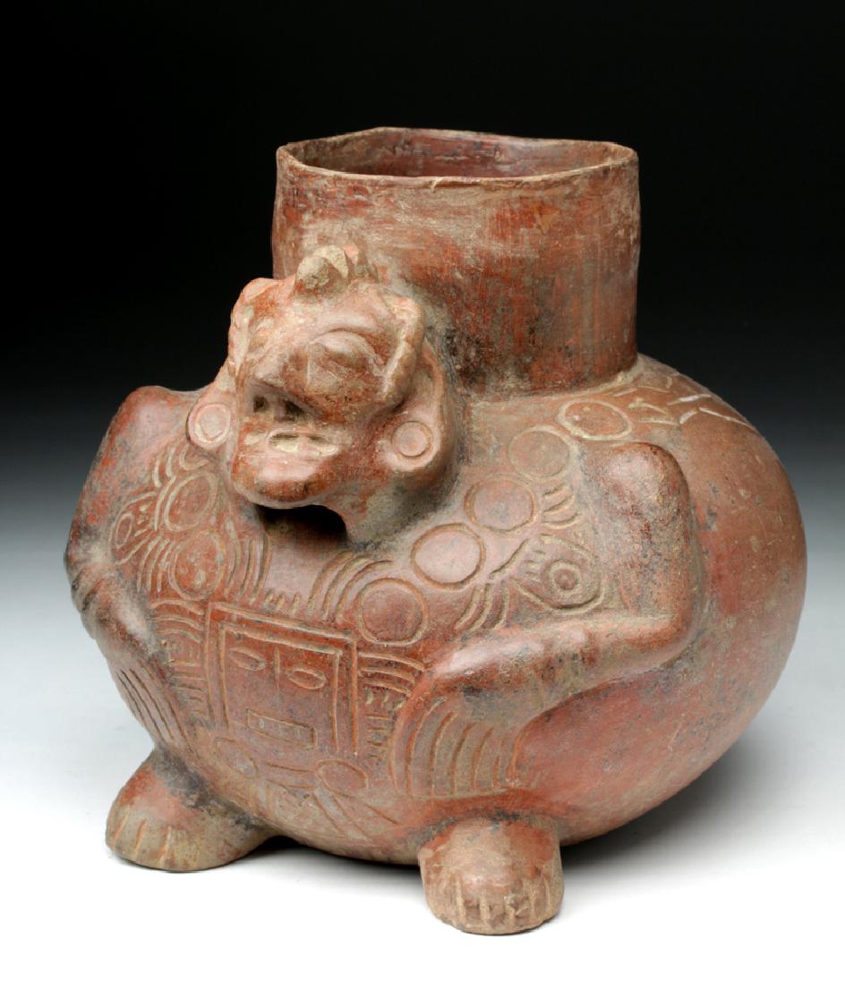 Fascinating Mayan Pottery Figural Vessel - Shaman (1 of 7)