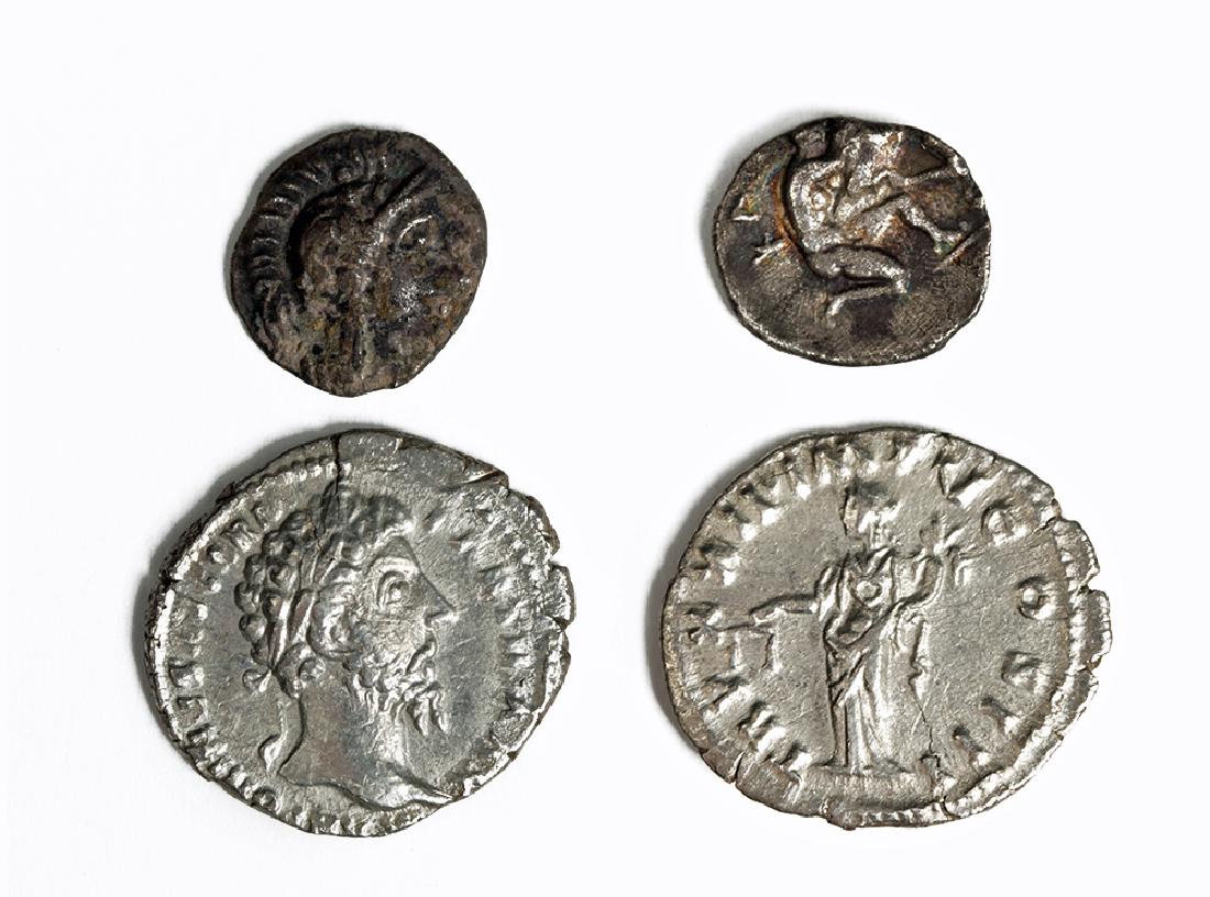 Greek Silver Coin Plus Roman Silver Stater (1 of 3)