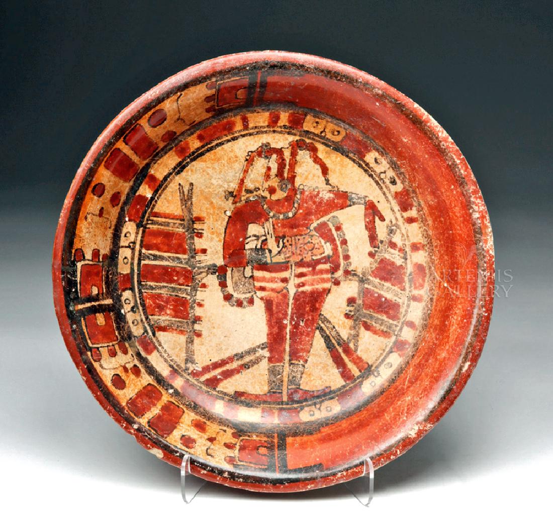 Wonderful Mayan Polychrome Plate (1 of 6)