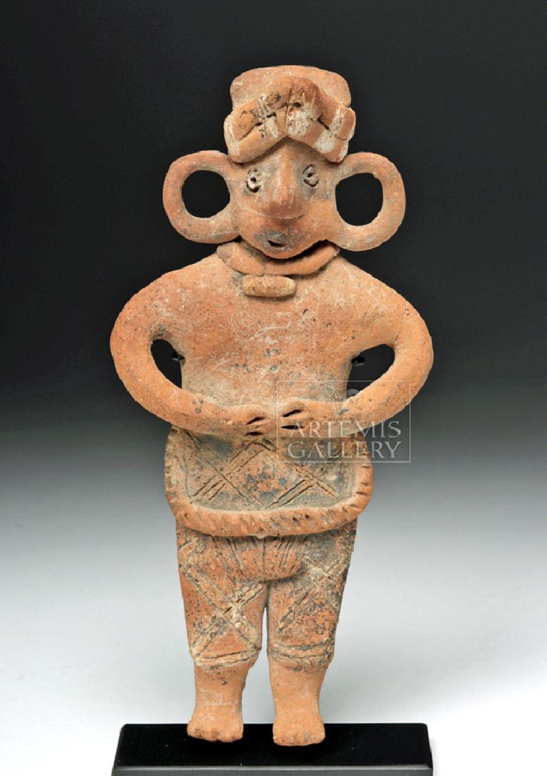 Colima Standing Figure w/ Huge Ear Spool Holes (1 of 5)