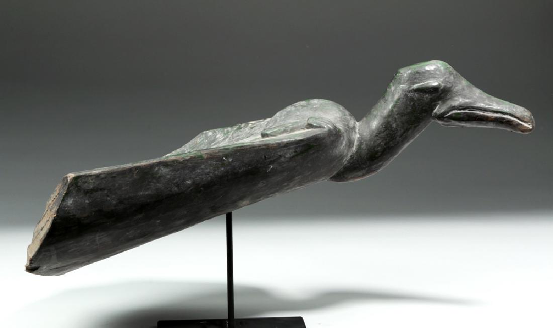 20th C. Papua New Guinea Carved Canoe Prow - Bird (1 of 4)