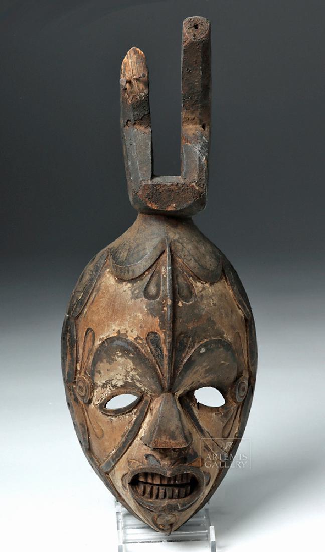 Early 20th C. Nigerian Igbo Wood Okoroshi Mask (1 of 6)
