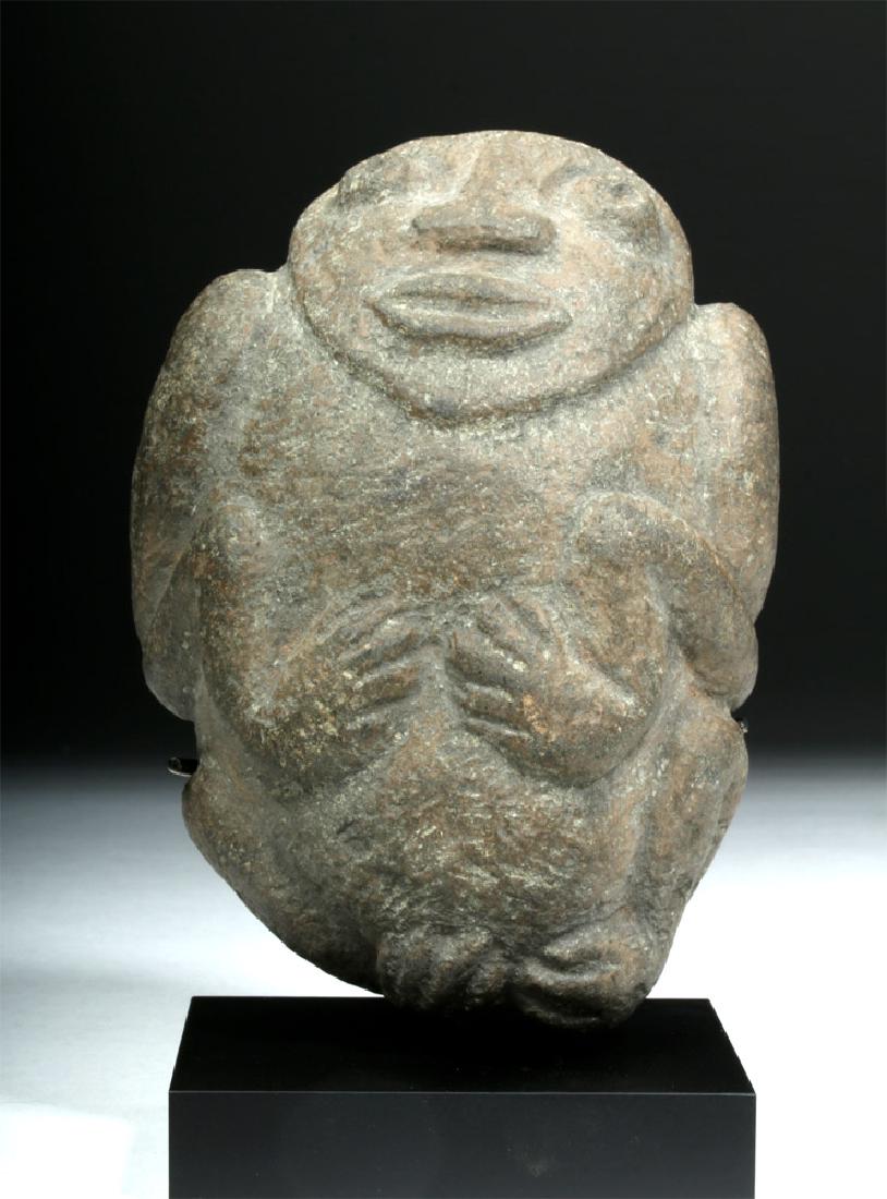 Pre-Columbian Colima Stone Figural Axe God (1 of 5)
