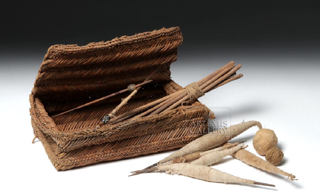 Chancay Weavers Basket w/ Utensils (1 of 9)