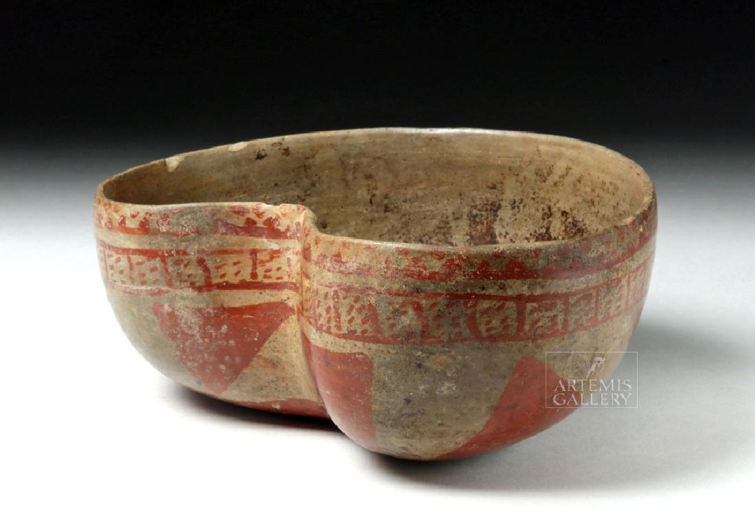 Unusual Colima Post Classic Pottery Bowl - Kidney Shape (1 of 7)