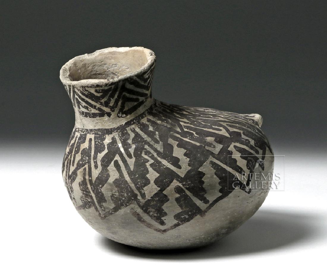Fine Anasazi Black-on-White Pottery Askos - ex Museum (1 of 6)