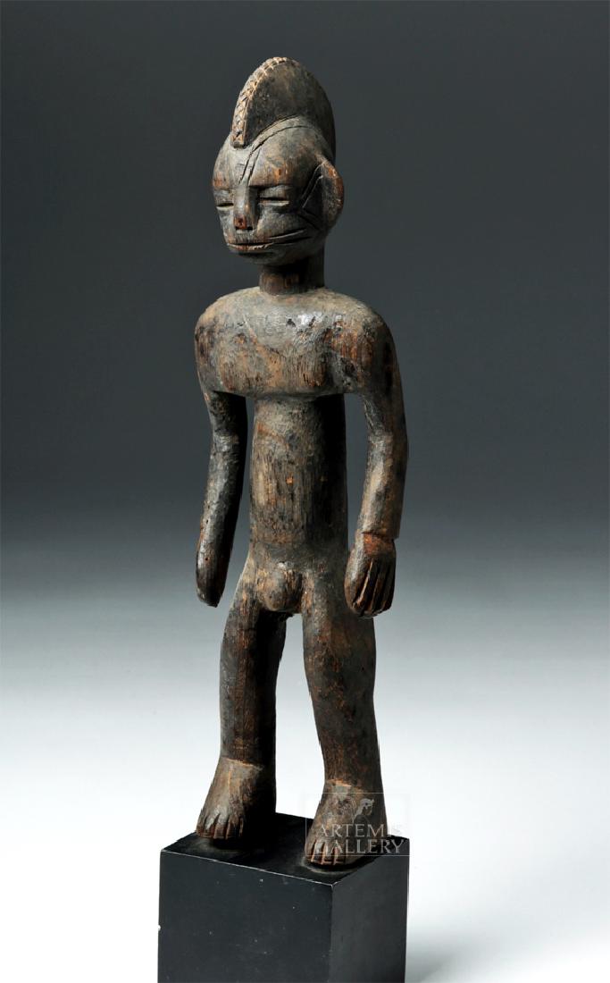 Early 20th C. African Bamana Turka Wooden Male Figure (1 of 5)