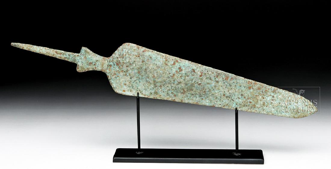 Ancient Near Eastern Bronze Spearhead - Large Form (1 of 5)