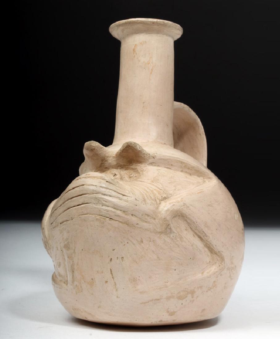 Rare Pre-Columbian Tallan Face Stirrup Vessel (1 of 8)