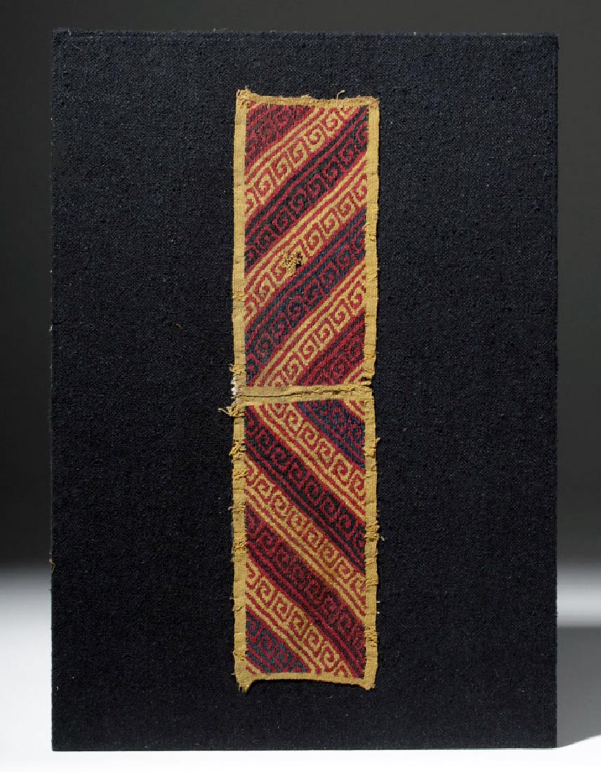 Ancient Peruvian Ica Textile Panel (1 of 3)