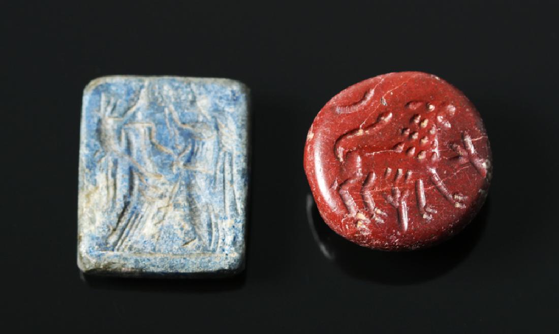 Pair of Attractive Bactrian Stone Seals (1 of 3)