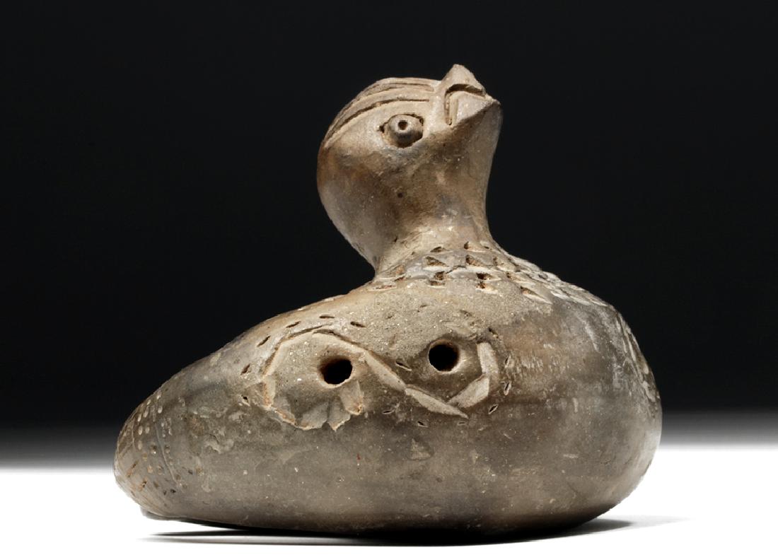 Adorable Tairona Pottery Ocarina - Bird Form (1 of 6)