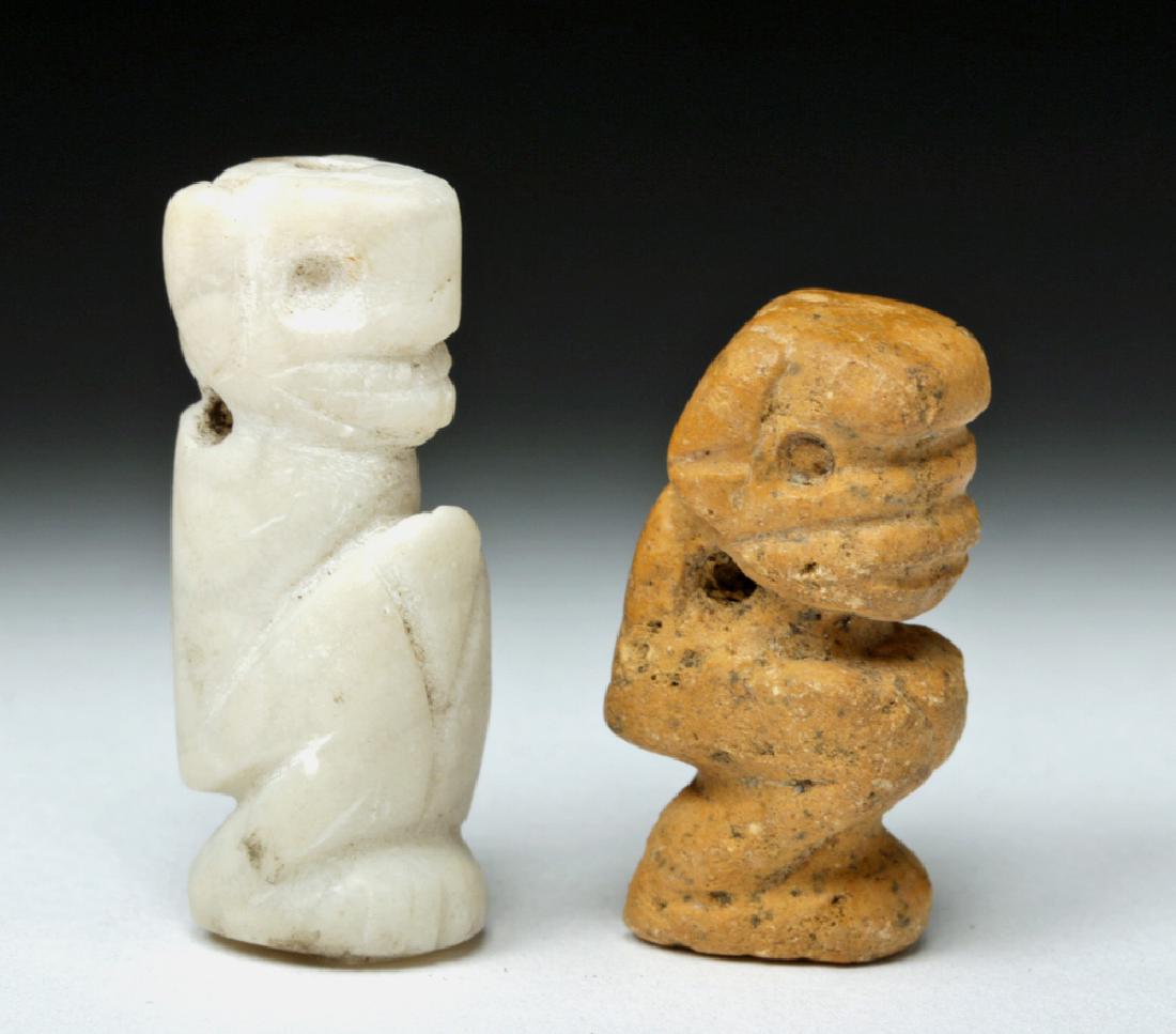 Rare Pair of Taino Stone Amulets - Ex-Peter Arnovick (1 of 7)