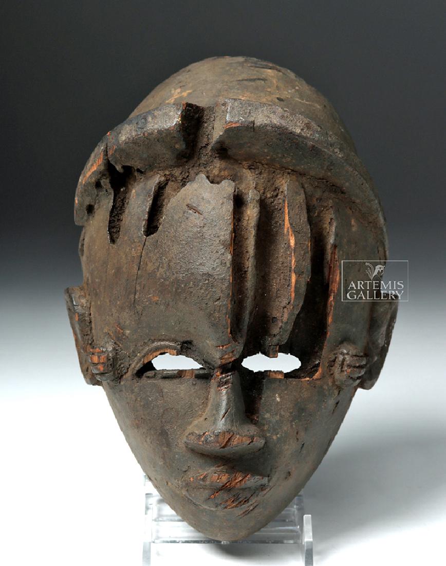 Early 20th C. Nigeria Ogoni Wood Face Mask (1 of 6)