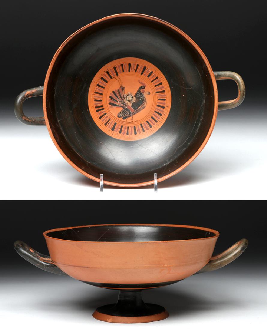 Published Attic Black-Figure Lip-Cup - Rooster (1 of 6)
