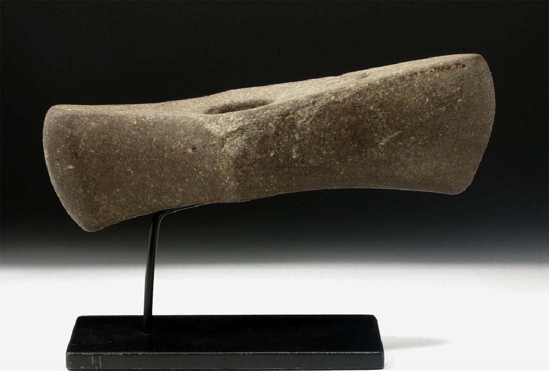Chalcolithic Stone Boat-Shaped Axe Head (1 of 5)