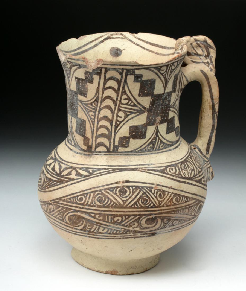 Persian White-Ground Pottery Pitcher w/ TL Test (1 of 8)