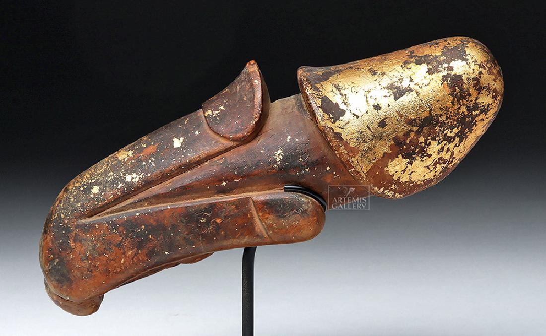 19th C. Thai Gilded Wood Phallus Within Phallus (1 of 7)
