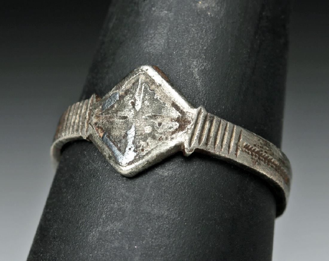 Late Medieval European Silver Ring - 2.1 grams (1 of 5)