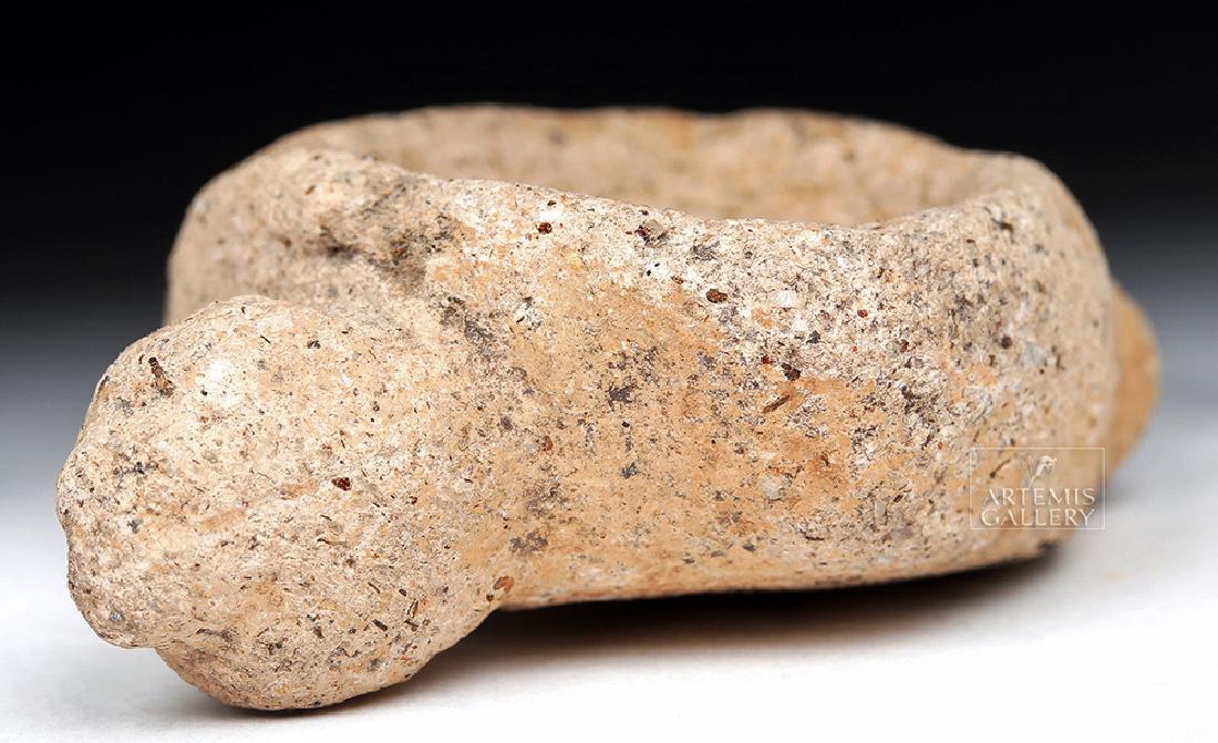 Rare Hohokam Stone Paint Mortar - Turtle Form (1 of 8)