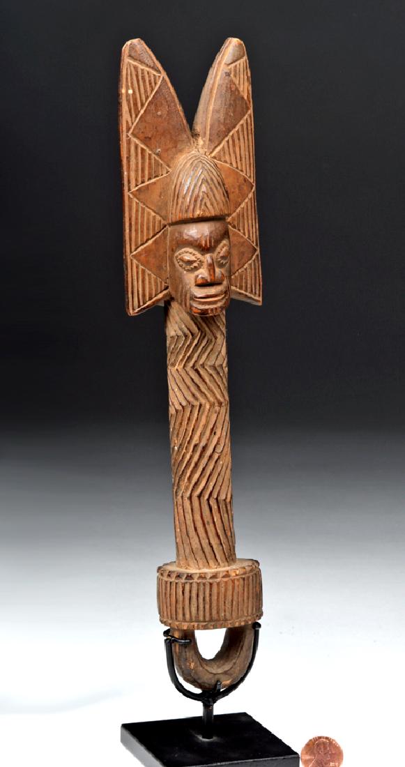 Mid-20th C. African Yoruba Wood Ceremonial Staff (1 of 5)