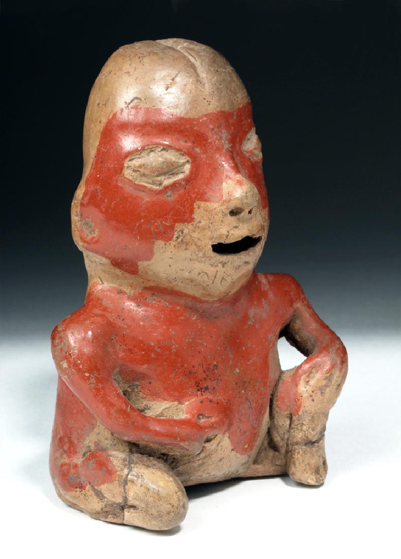 Chupicuaro Red Painted Pottery Seated Figure (1 of 7)