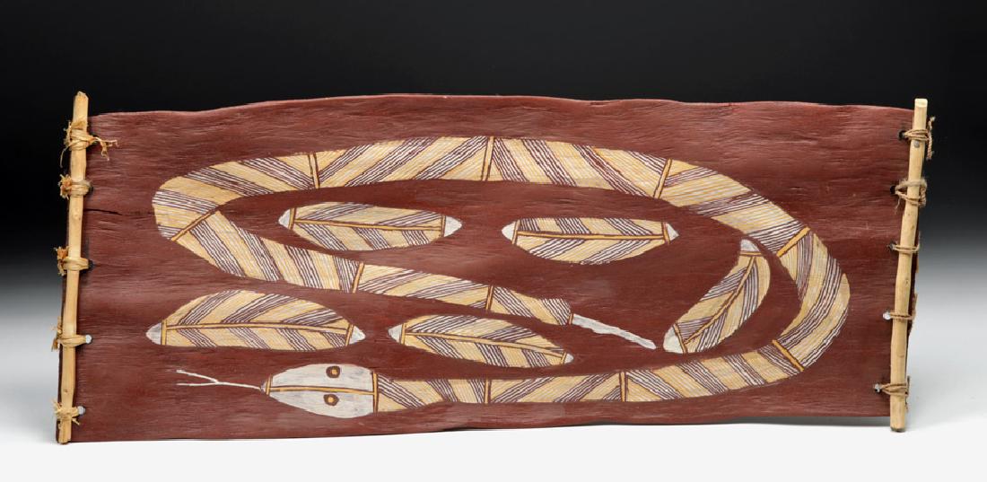 20th C Signed Wanurr Namundja Aboriginal Painting (1 of 4)