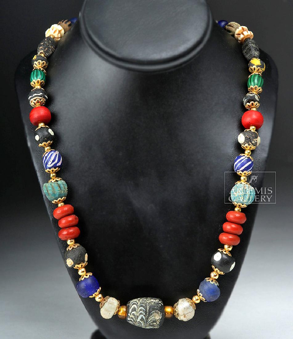 Ancient Greek & Persian Beaded Necklace (1 of 4)