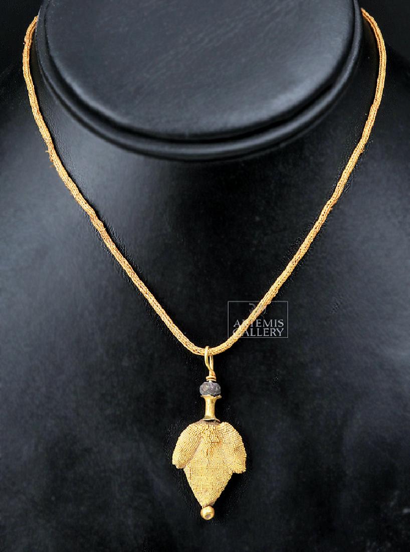 Roman 14K Gold Necklace & Pendant - 10.3 grams (1 of 5)