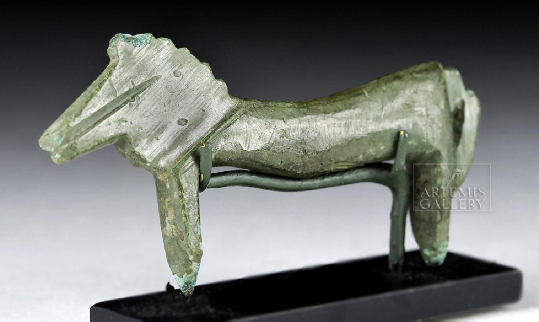 Miniature Archaic Greek Bronze Horse Figure (1 of 6)
