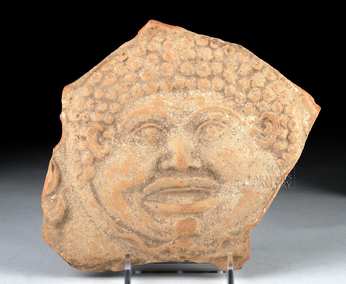Hellenistic Greek Terracotta Plaque w/ Gorgon (1 of 5)