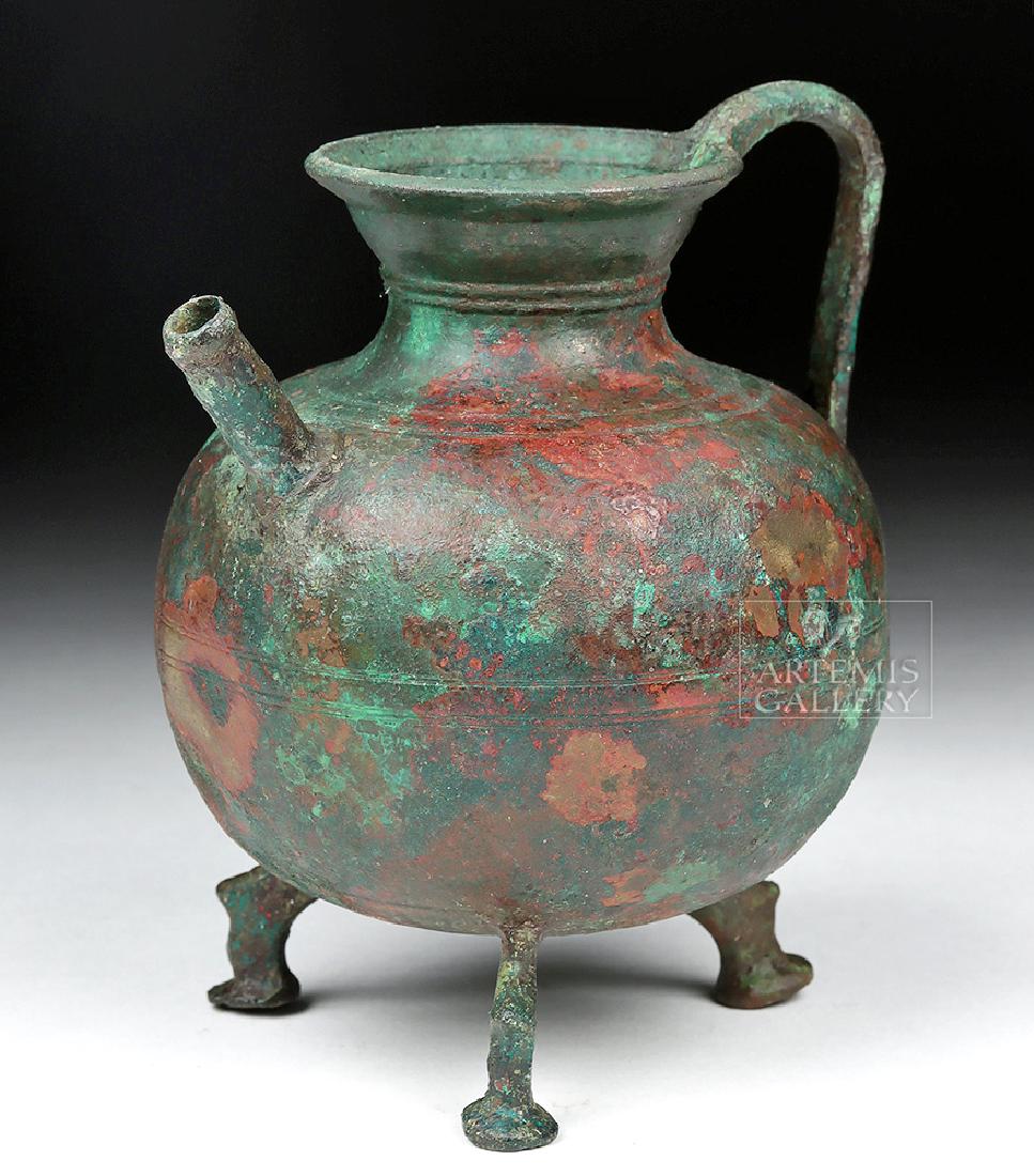Roman Bronze Footed Vessel w/ Hoof-like Feet (1 of 6)