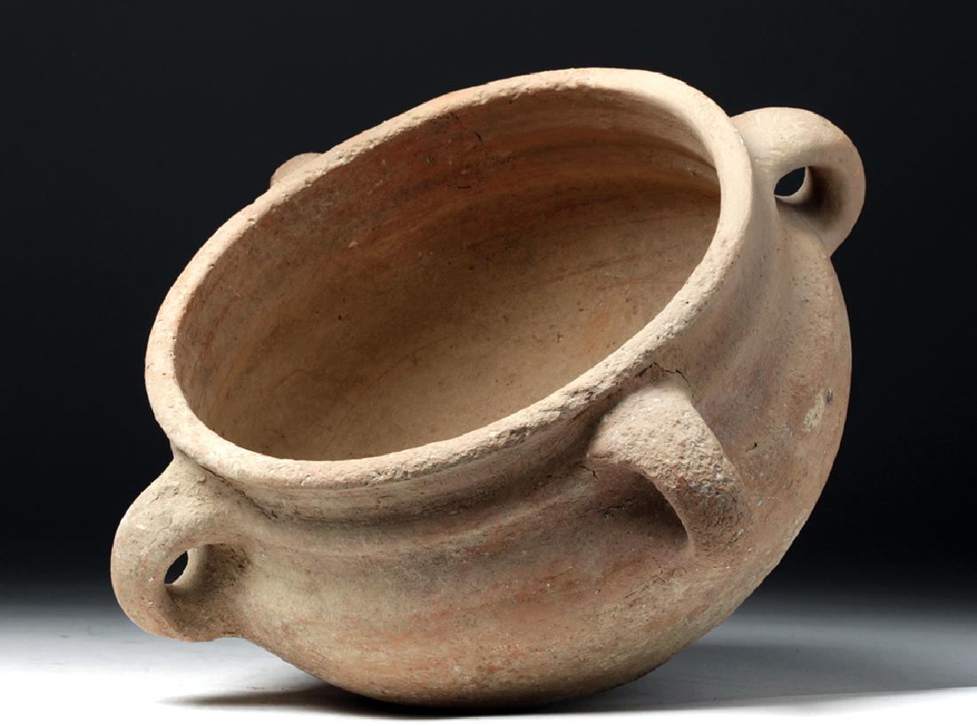 Holy Land / Iron Age Terracotta Jar w/ Lugged Handles (1 of 6)