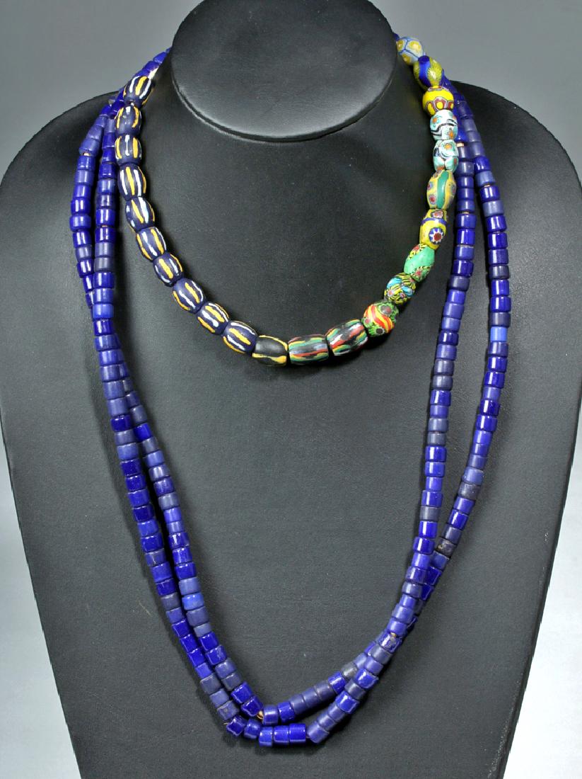 Three Strands of 18th C. European Glass Trade Beads (1 of 3)