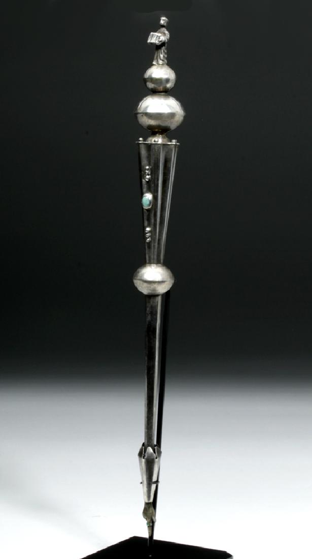 19th C. Russian Silver Torah Page-Turner (1 of 9)