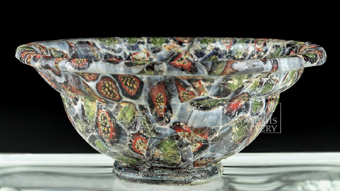 Rare / Important Roman Mosaic Glass Patella Cup (1 of 10)