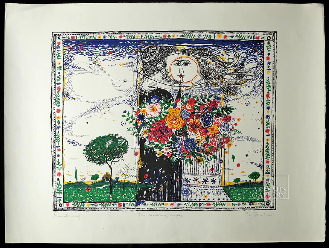 20th C. Bruno Zupan Artist Proof - "The Wedding Couple" (1 of 6)