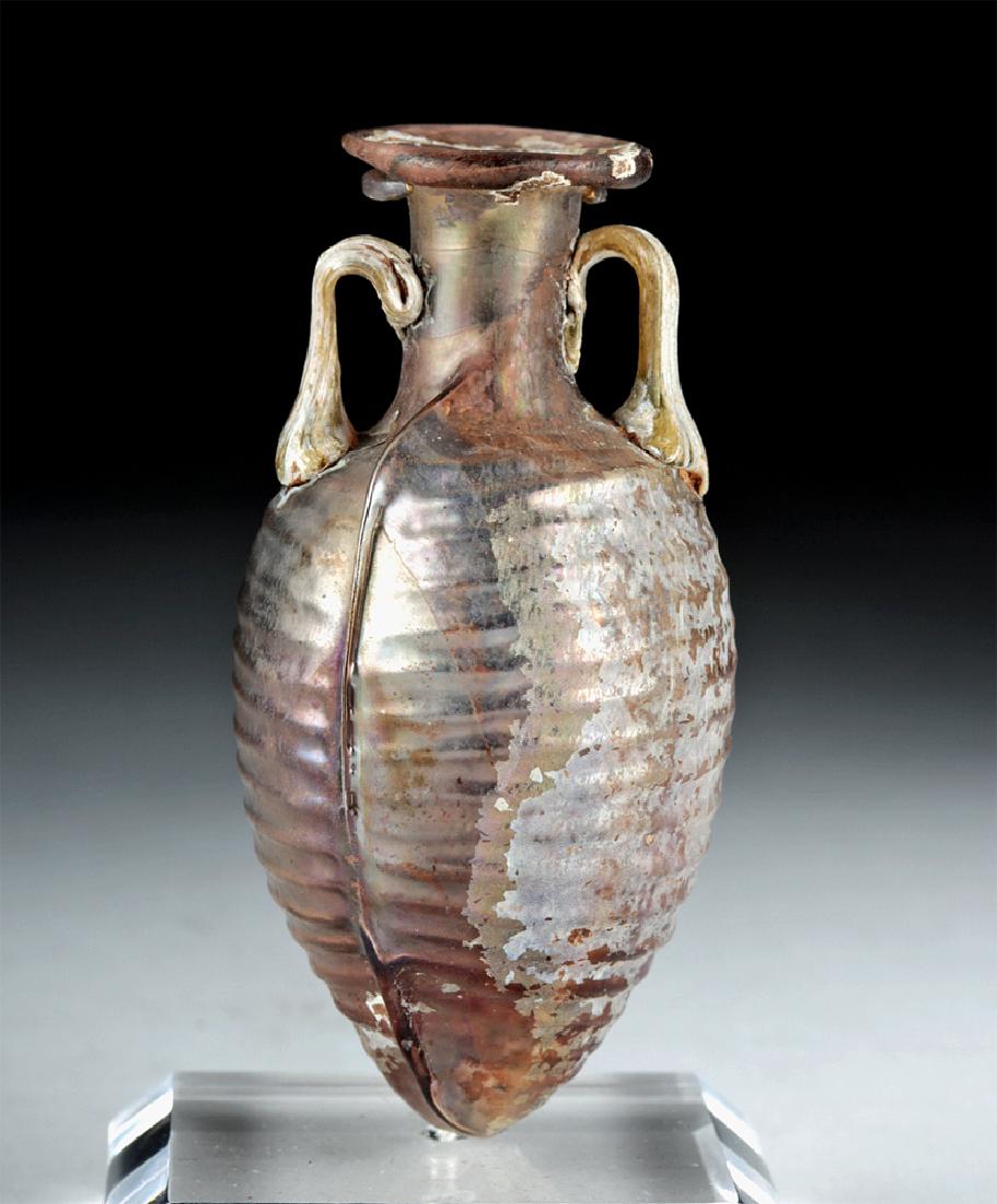 Choice Roman Sidonian Glass Amphoriskos, Ex-Christie's (1 of 6)