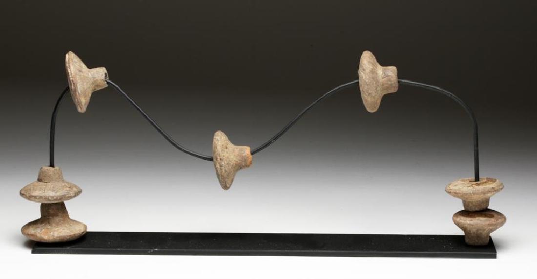 Pre-Columbian Spindle Whorls - Unique Display (1 of 3)
