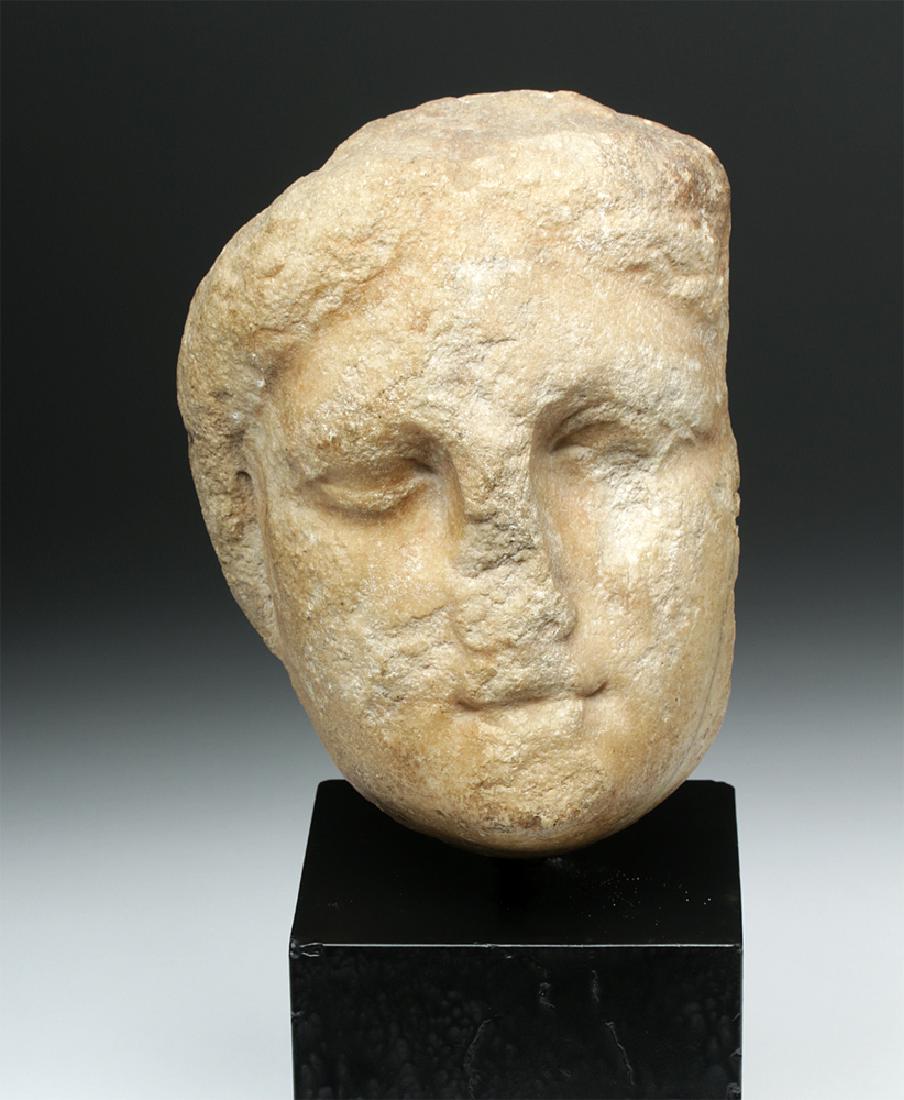 Hellenistic Greek Marble Head of Female (1 of 5)