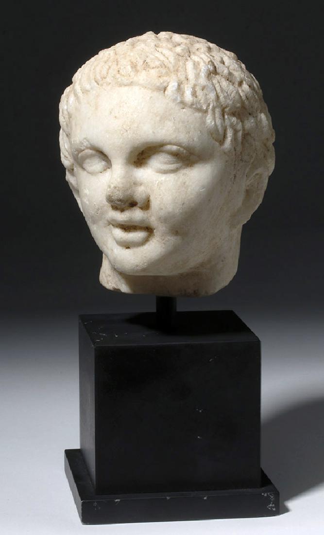 Superb Roman Marble Head of a Youth (1 of 6)