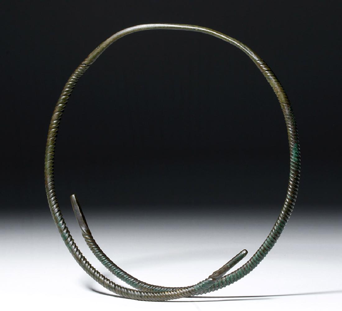 Viking / Norse Bronze Neck Torc (1 of 7)