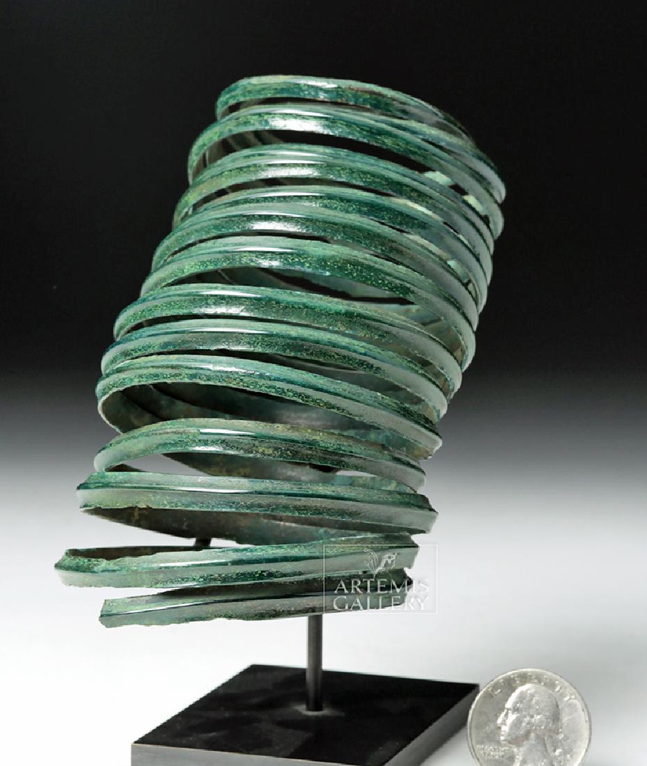 European Bronze Age Spiral Armlet w/ Stunning Patina (1 of 5)