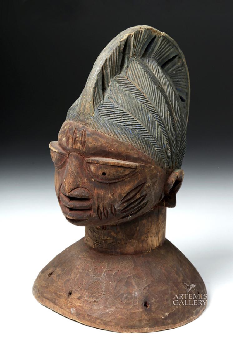 Mid-20th C. African Yoruba Wood Egungun Headpiece (1 of 7)