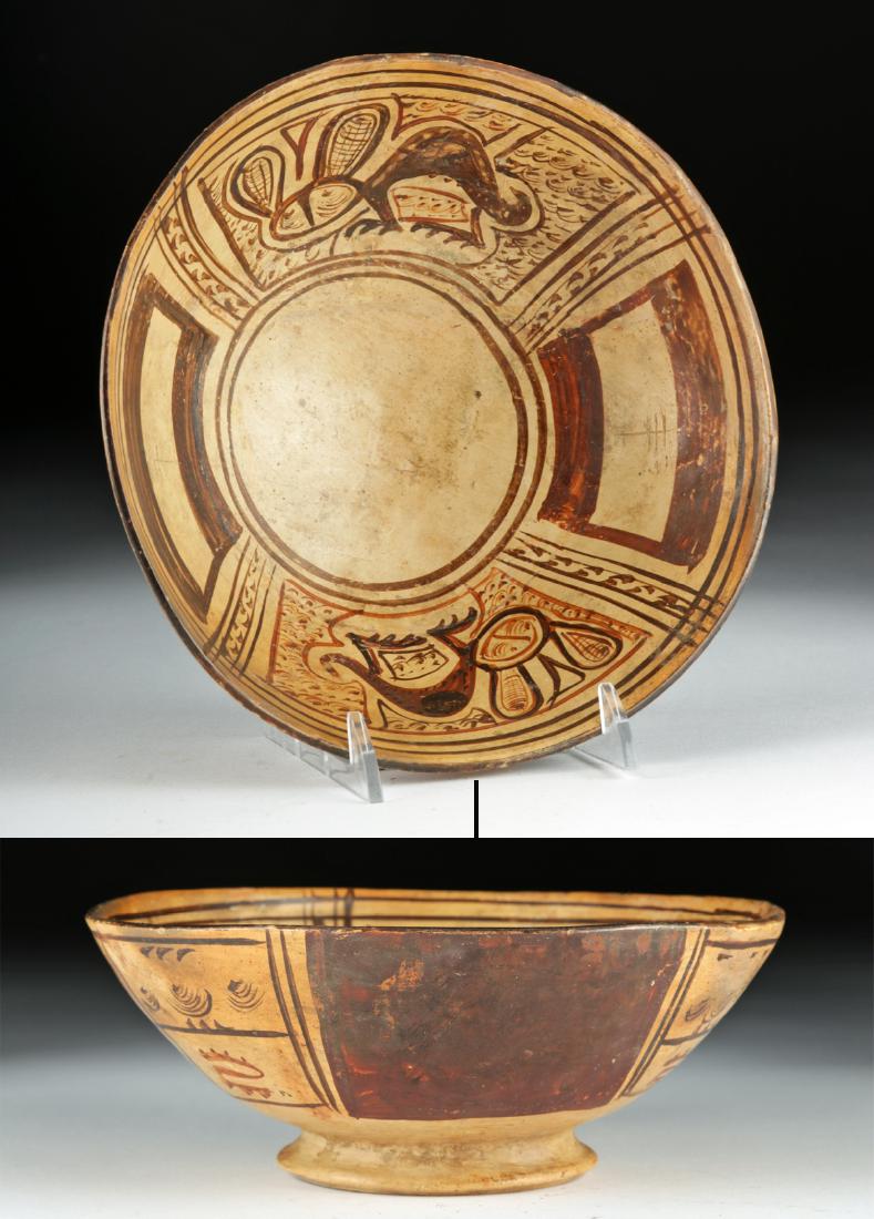 Superb Cajamarca Painted Bowl - Stylized Creatures (1 of 4)
