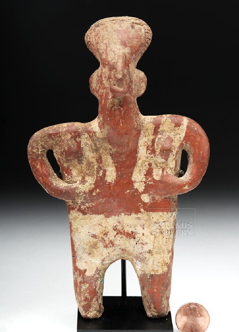 Nayarit San Sebastian Pottery Standing Figure w/ Poncho (1 of 5)