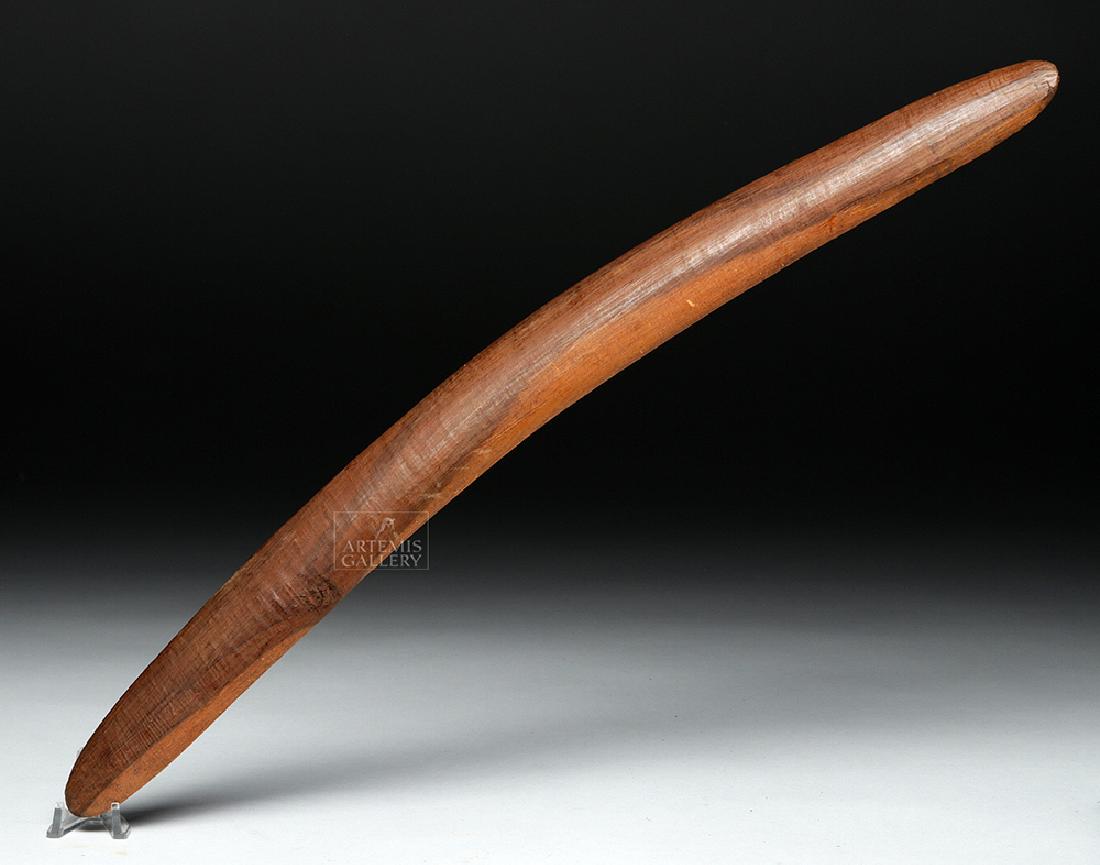Early 20th C. Aboriginal Wooden Boomerang (1 of 3)