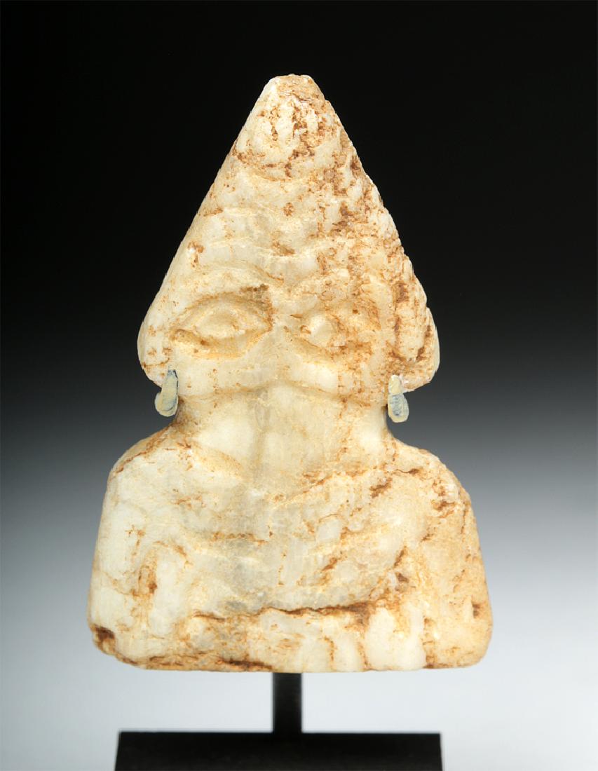 Ancient Tell Brak Alabaster Eye Idol (1 of 5)