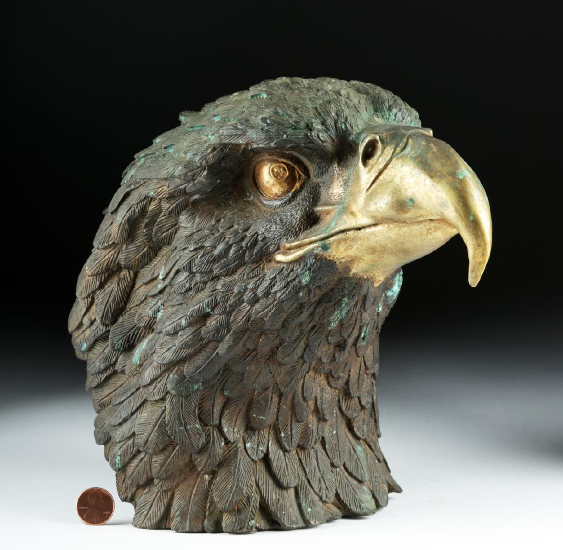 Early 20th C. Brass Bird Head - Eagle (1 of 5)